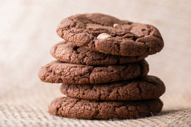 istock Stack of Homemade Chocolate Cookies 1371804079