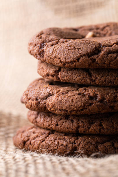 istock Stack of Homemade Chocolate Cookies 1371804103