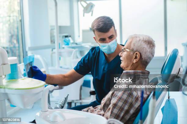He Has Been His Client For Years Stock Photo - Download Image Now - Dentist, Dental Health, Dentist's Office