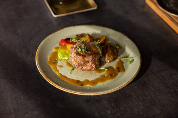 istock Tasty meal on a plate 1371827149