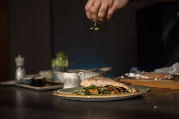 istock Garnish for tasty meat meal 1371827584