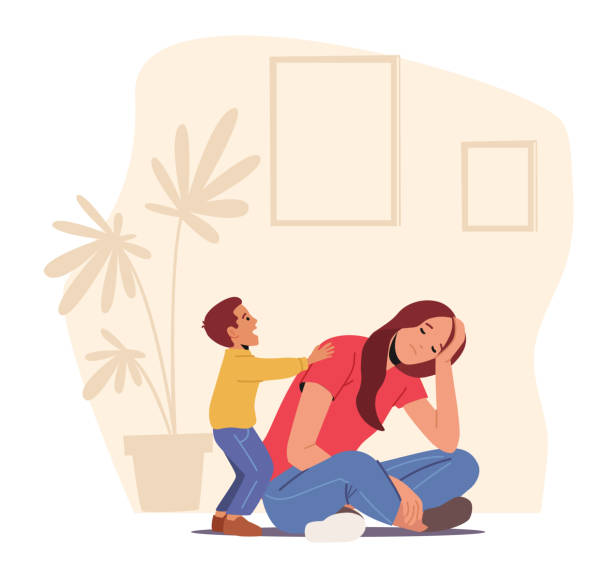 920+ Special Needs Child With Mother Stock Illustrations, Royalty-Free