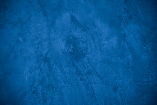 istock Old wall pattern texture cement blue dark abstract  blue color design are light with black gradient background. 1371865902