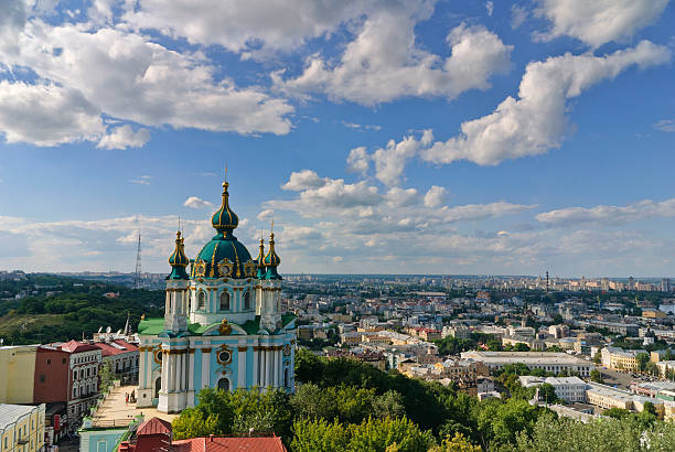 istock St. Andrew's Church in Kiev 137186640