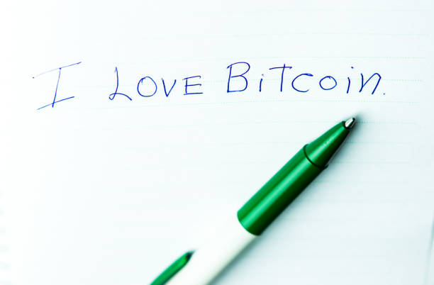 istock I love  Bitcoin word on the book 1371874830