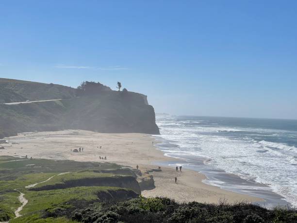 istock Beach and waves by the island 1371876929