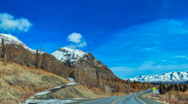 istock Traveling on the Glenn Highway in Alaska 1371882664