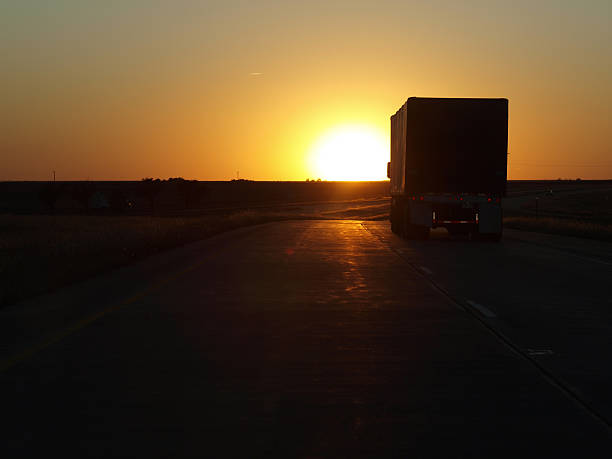istock Night Delivery Truck 137188801