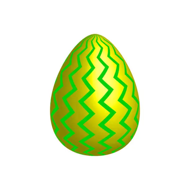 Vector illustration of Easter egg, great design for any purposes. Happy easter. Spring easter background. Vector illustration. stock image.