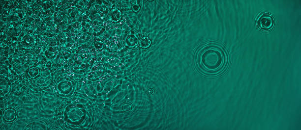 istock transparent dark green colored clear calm water surface texture 1371891139