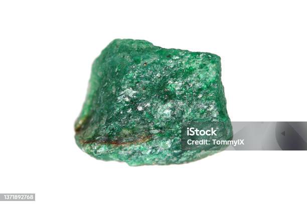 Green Aventurine Rough Gemstone Stock Photo - Download Image Now - Green Color, Stone - Object, Gemstone