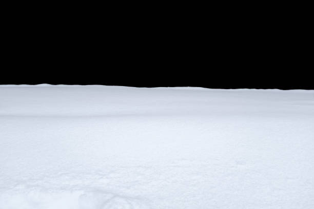 istock snow isolated on a black background. winter design element 1371895392
