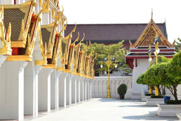 istock The ground floor of Loha Prasat Wat Ratchanatdaram. 1371895443
