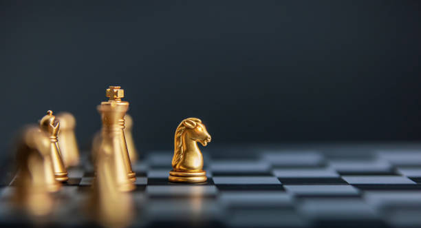 istock Chess Board Game for Strategic Planning Ideas and Business 1371900819