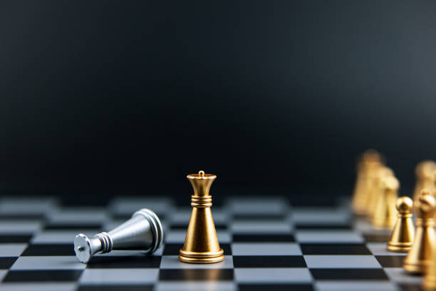 istock Chess Board Game for Strategic Planning Ideas and Business 1371900822