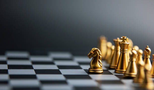 istock Chess Board Game for Strategic Planning Ideas and Business 1371900823