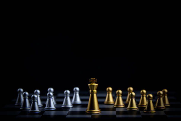 istock Chess Board Game for Strategic Planning Ideas and Business 1371900845