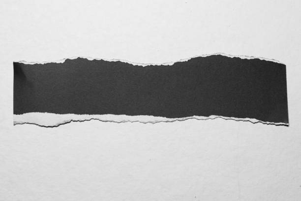 istock Ripped, torn paper edge isolated color layers, paper tear with space for copy 1371910808