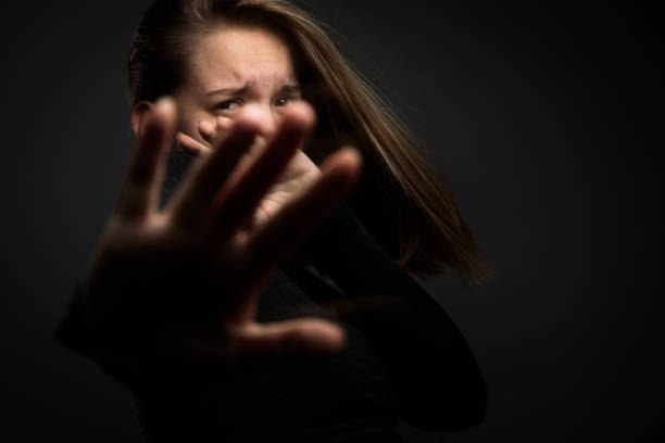istock Young woman suffering from a severe depression/anxiety 1371910968