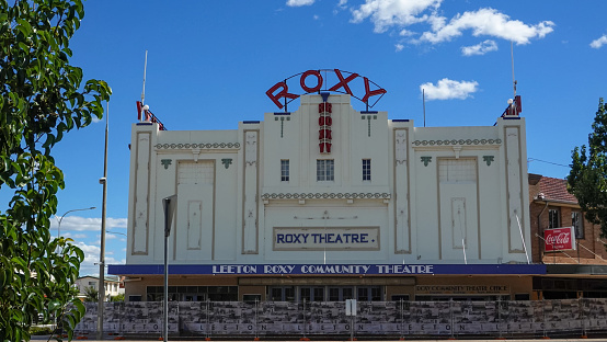Roxy Community Theatre is a heritage-listed cinema. Leeton, New South Wales