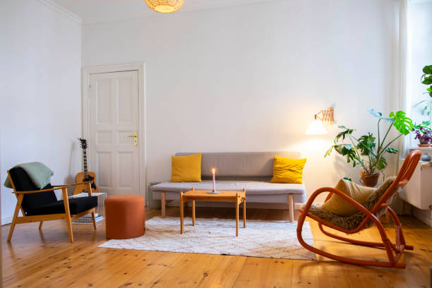 istock Scandinavian design living room sitting area 1371921798