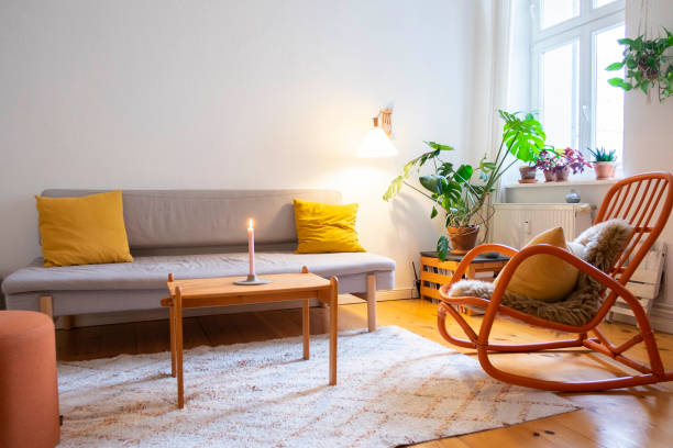 istock Scandinavian design living room sitting area 1371921800