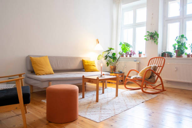 istock Scandinavian design living room sitting area 1371921803
