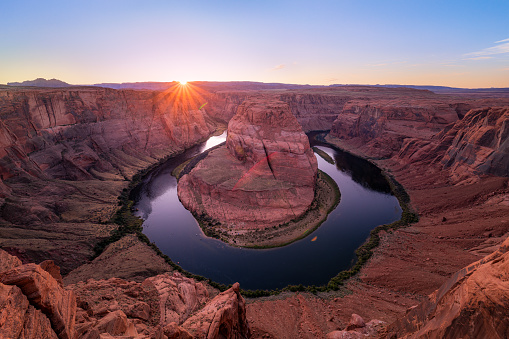Horseshoe Bend is a horseshoe-shaped incised meander of the Colorado River located near the town of Page, Arizona in the United States. It is also referred to as the 