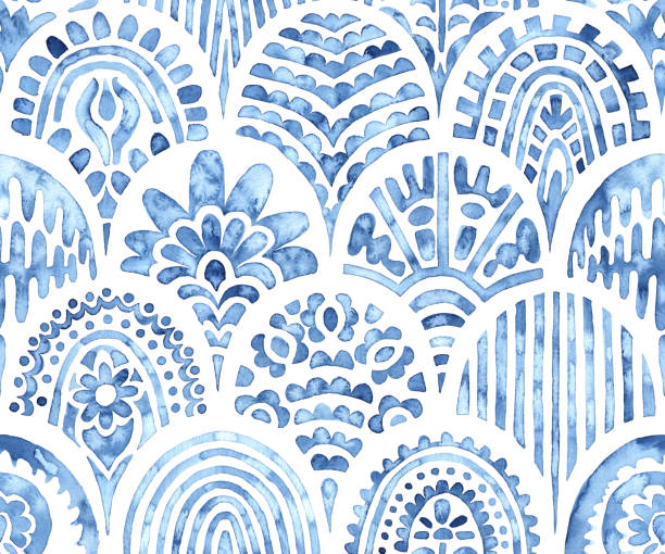 illustrazioni stock, clip art, cartoni animati e icone di tendenza di modello marocchino senza cuciture. - flower backgrounds tile floral pattern