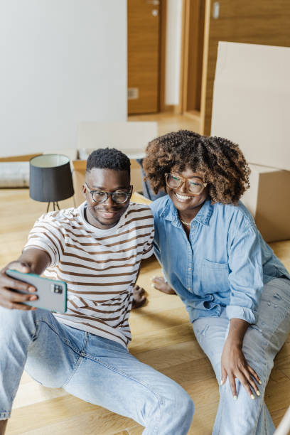 istock New beginnings for a young African-American couple 1371937653
