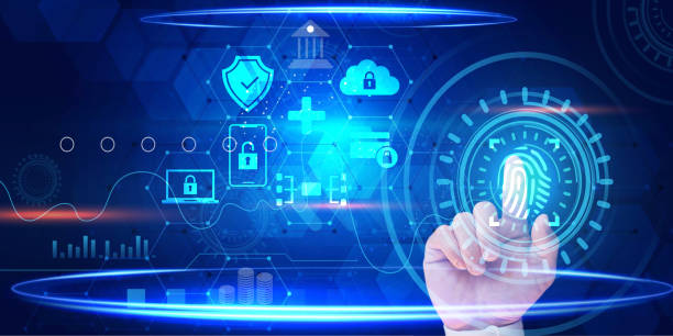 istock Double exposure of businessman connects to data information via the cloud computing network and technology of connectivity, as well as the concepts of cloud computing and network security. 1371940828