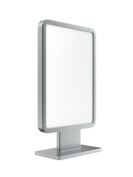istock billboard on white background. Isolated 3D illustration 1371943699