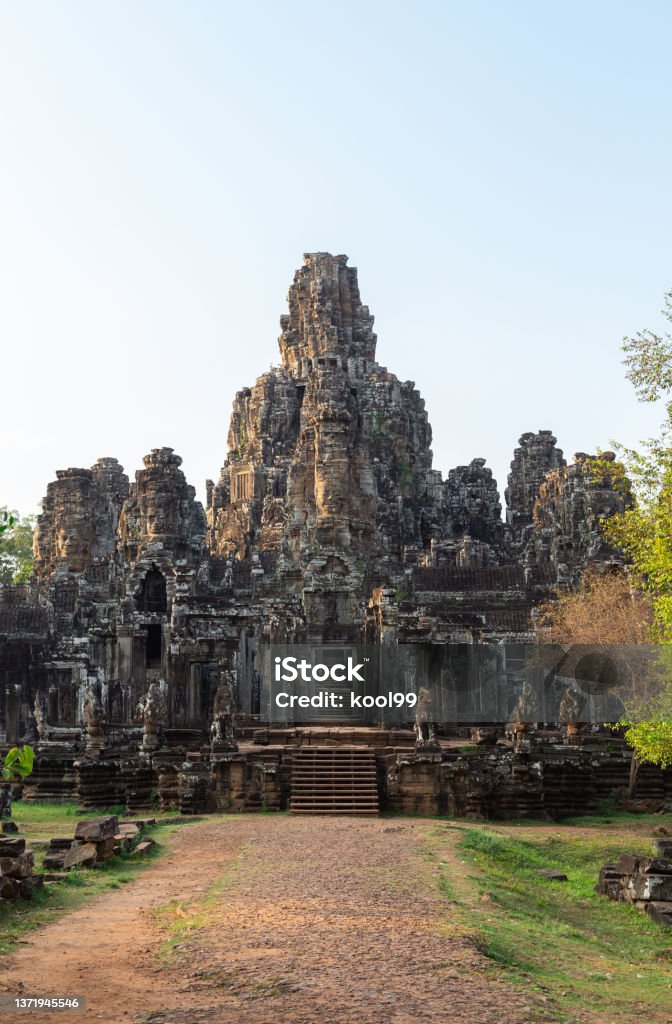 Angkor Wat Bayon Temple Gate, Siem Reap, Cambodia Angkor Wat Stock Photo