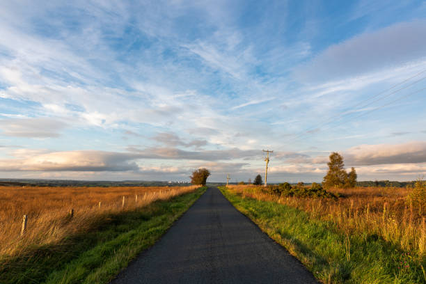 istock Sunset over Yorkshire Road 1371947688