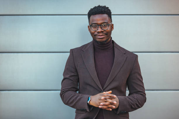 istock Portrait of handsome business man 1371949152