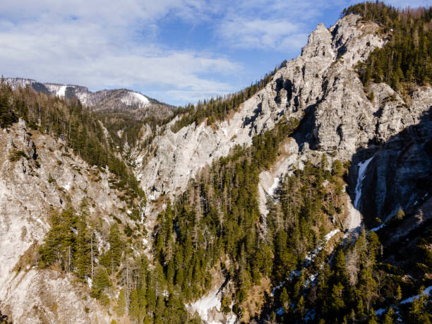 istock Drone flight over the Oetschergraeben canyon in Lower Austria 1371952743