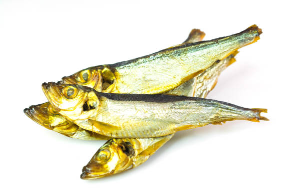 istock Smoked fish for beer isolated on white 1371953994