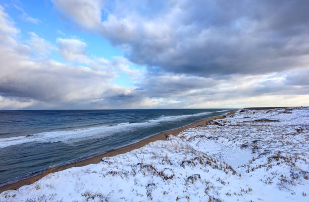 Cape Cod Cold Front 200+ Cape Cod Beach Winter Snow Stock Photos, Pictures & Royalty-Free ...