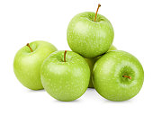 five green apples