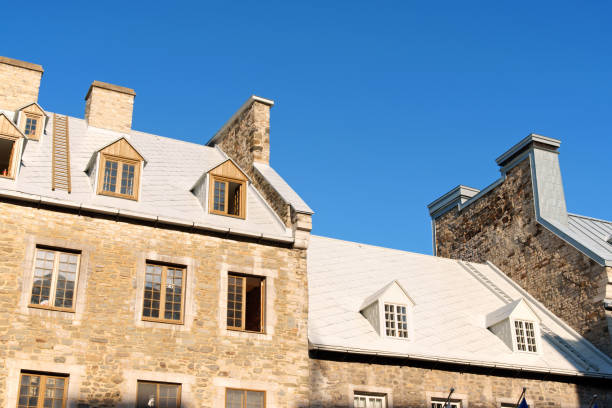 istock Old buildings in Quebec City, Canada 1371960218