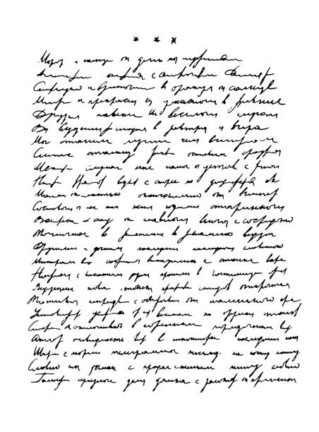 illustrations, cliparts, dessins animés et icônes de écrivez à la main de la poésie dans un style d’art sur papier sur fond blanc. illustration de dessin vectoriel - page-livre