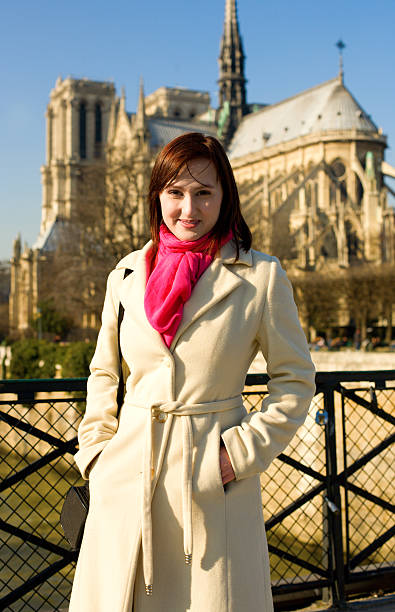 istock Beautiful woman in Paris 137196478