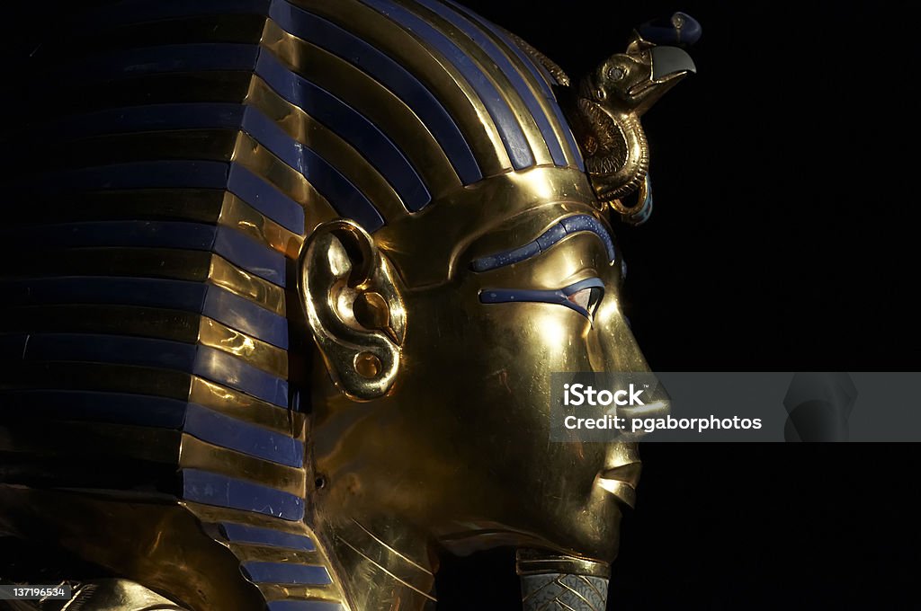 Tutankhamen de máscara de Ouro - Royalty-free Máscara mortuária de Tutankamon Foto de stock