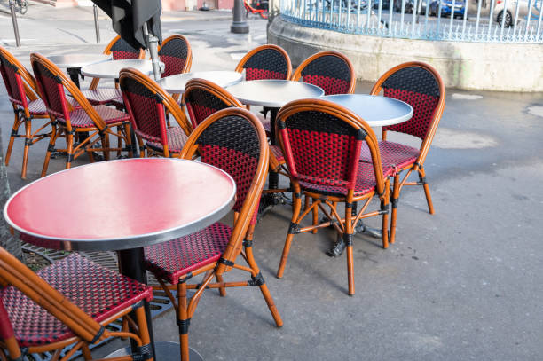 istock Cafe terrace in Paris, France 1371969775