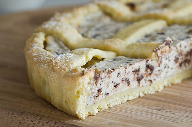 torta di ricotta. - biscotti italian cuisine italian culture breakfast foto e immagini stock