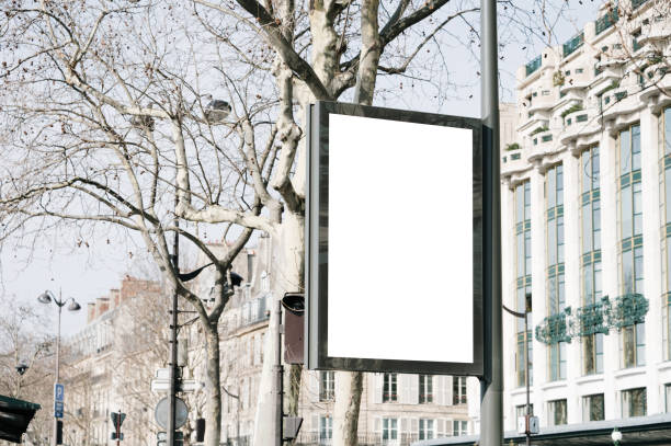 istock Blank billboard in a city 1371979996