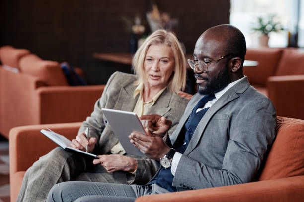 istock Business colleagues planning work in team 1371980109