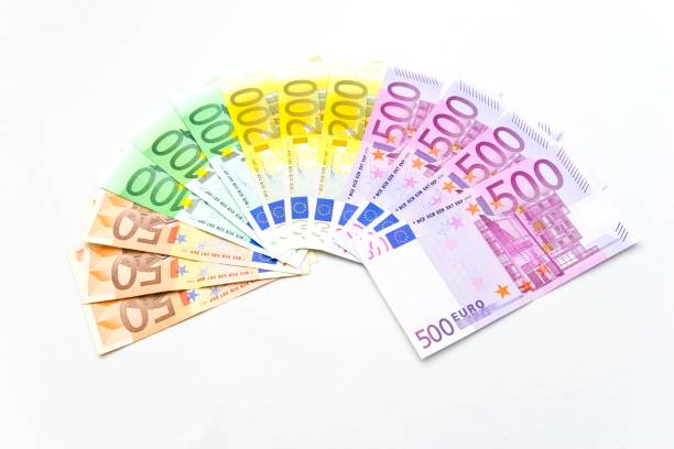 Fan of Euro banknotes