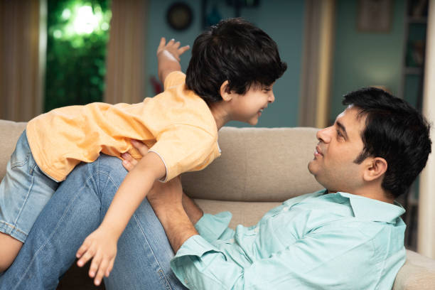 istock Father and son, stock photo 1371987076
