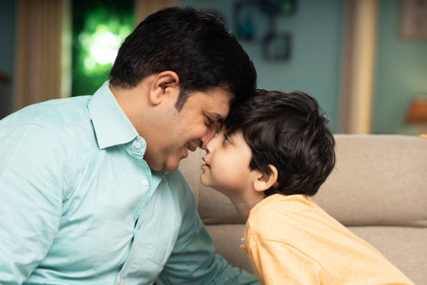 istock Father and son, stock photo 1371987256